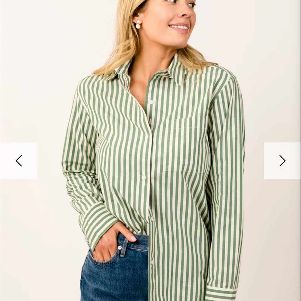 NWT ABLE Sophia Button Down Shirt